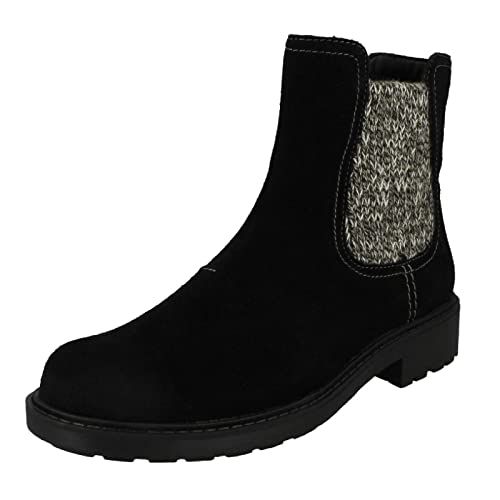 Clarks Dames Opal Sky Fashion Boot, Black SDE, 35,5 EU