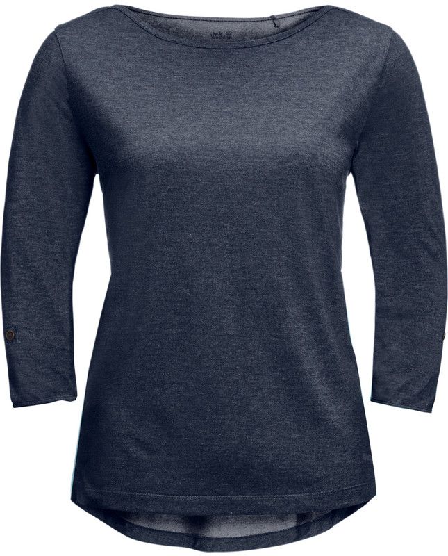 Jack Wolfskin Coral Coast Longsleeve Dames blauw S