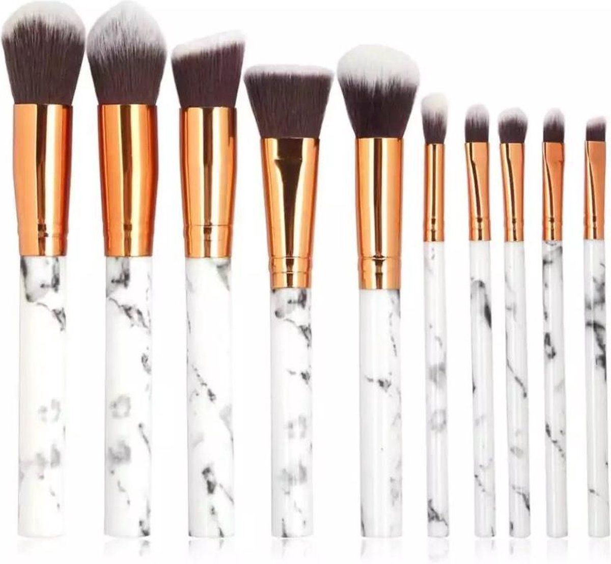 LOUZIR Professionele Make-up Kwasten - 10-delig - 2021 Model