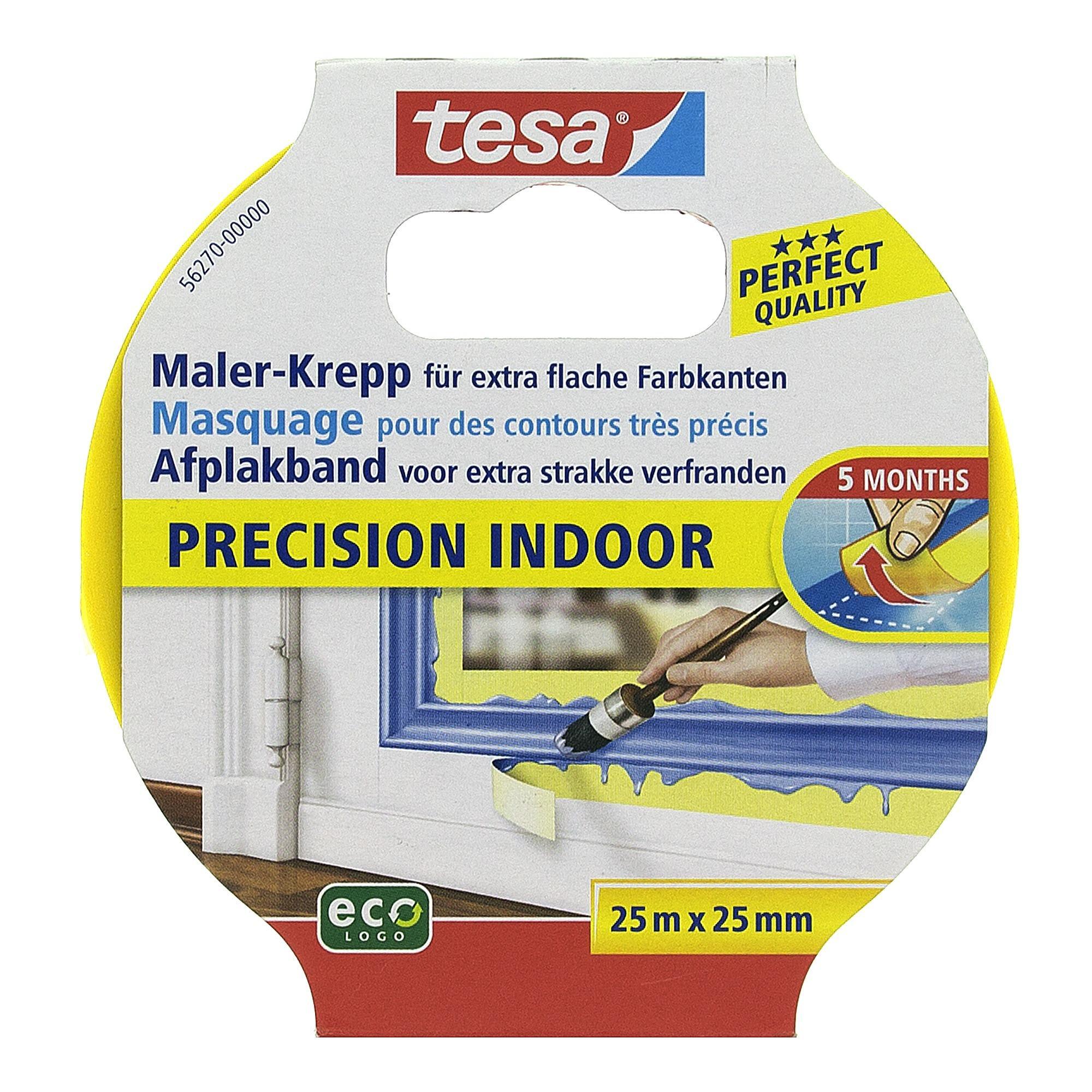 tesa afplakband precision indoor 25mx25mm