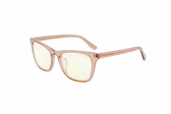 GUNNAR Tindra Reader Rose Latte Clear Computerbril Blauw Licht Bril 1.0 Sterkte