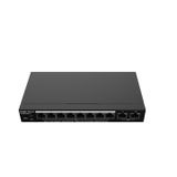 Ruijie Networks RG-ES210GC-LP Managed L2 Gigabit Ethernet PoE Network Switch Zwart