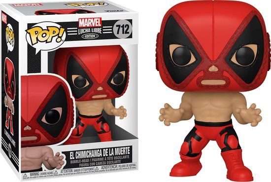 Funko Pop! Marvel: Lucha Libre Edition - El Chimiganga de la Muerte - Deadpool - Action Figure