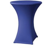 Merkloos Statafelrok stretch D2 - Ø 80-85cm - incl. topcover - blauw
