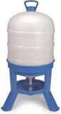 Gaun Pluimvee drinktoren – Op pootjes – 16 cm hoog – 40 Liter inhoud – Met sifon – Blauw