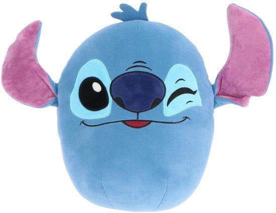 4KidsOnly Mister License Lilo & Stitch Squishy 32 cm - Knuffel - Blauw