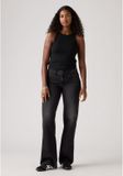 Levi's Zwarte, laagzittende, wijde jeans W31 X L32