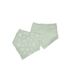 Set Bébé Douceur Set van 2 slabbetjes Bandana 100% katoenen gaas, 16 x 41 cm Celadon