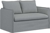 vidaXL Bank Lichtgrijs Stof 136 x 82 x 85 cm