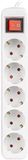 Lanberg Power Strip 5 Sockets Schuko