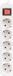 Lanberg Power Strip 5 Sockets Schuko