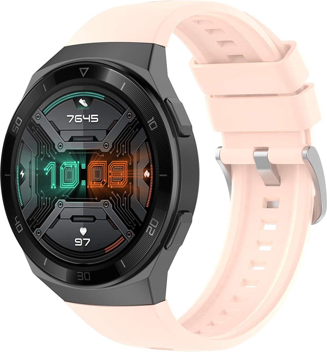 Strap-it Huawei Watch GT 2e siliconen bandje - lichtroze - GT2E