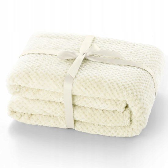 DecoKing Henry Plaid Jacquard Crème 150x200 cm