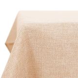 Deconovo Tafelkleed Waterafstotend Linnenlook Lotus Effect 140x240 cm Zacht Roze