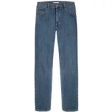 Wrangler Straight Dark Stone Heren Regular Fit Jeans - Spijkerbroek voor Mannen - Donkerblauw - Maat 32/42