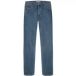 Wrangler Straight Dark Stone Heren Regular Fit Jeans - Spijkerbroek voor Mannen - Donkerblauw - Maat 32/42
