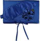 AILORIA TRAVEL SET BEAUTY M Zijden zak, slaapmasker & scrunchie M blauw