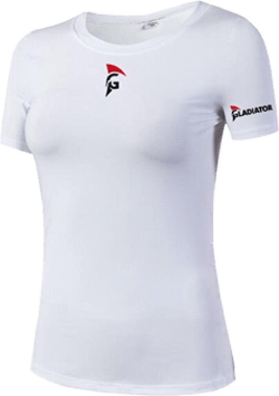 Gladiator Compressie shirts Dames In Zwart en Wit