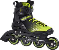 Tempish Wox 84 Patins à roulettes pour adultes - 4x84mm roues - Fitness Inline Skates - Noir Vert - Taille 41