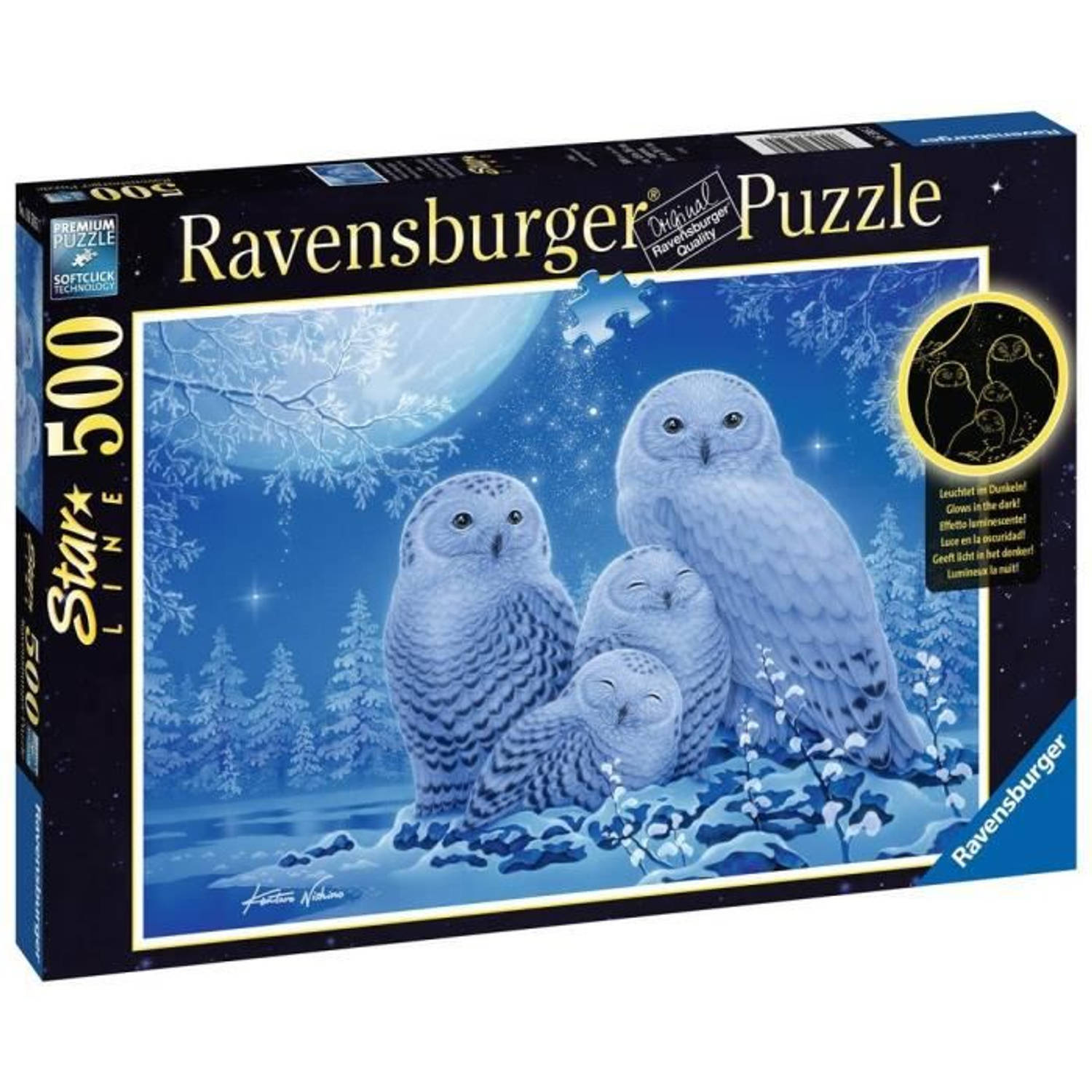 Ravensburger Eulen im Mondschein