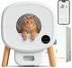 TrevoPet® Neo - Litière automatique pour chat avec application - Autonettoyant et capteurs de sécurité - Bac à déchets de 13 L - Blanc
