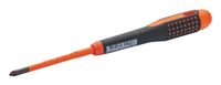 Bahco Schroevendraaier ERGO™ | geïsoleerd | VDE | driecomponentengreep | smal blad | combitip | 6 mm/PH2 - BE-8520SL