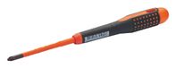 Bahco Schroevendraaier ERGO™ | geïsoleerd | VDE | driecomponentengreep | smal blad | combitip | 6 mm/PH2 - BE-8520SL