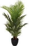 Merkloos / Sans marque Kunstplant Goudpalm - groen - 94 cm - in pot - kamerplant - nepplant - Palm - Palmbomen - Goudpalmen voor binnen
