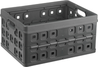 Sunware Rectangular Storage Basket - 32L - Black