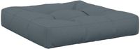vidaXL - Zitkussen - VIANEN - 100% Polyester - Blauw - 60 x 60 x 12 cm