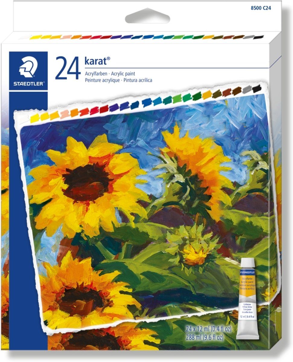 Staedtler Karat Acrylverf - Set 24 Tubes 12 ml