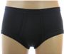 HL-tricot Heren Slip met Gulp, Flatlock - Katoenen Ondergoed - Zwart / 3XL