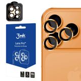 3MK Lens Pro Protection d'objectif Apple iPhone 17 Pro/ iPhone 17 Pro Max Verre trempé Noir, Transparent, Orange
