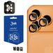 3MK Lens Pro Protection d'objectif Apple iPhone 17 Pro/ iPhone 17 Pro Max Verre trempé Noir, Transparent, Orange