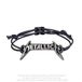 metallica Alchemy Metallica - Classic Logo Polsband - Zilverkleurig/Zwart