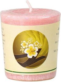 Yogi & Yogini Meditation Chill-out geurkaars Joy and Love stearine - Roze (3 stuks)