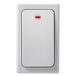 EMOS Waterdichte vervangende belknop, extra belknop in wit, max. bereik 180 meter, batterijloos, zelflerende functie, IP44, voor EMOS P5729, P5729B, P5731