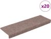 vidaXL Trapmatten zelfklevend 20 stuks 65x21x4 cm lichtbruin