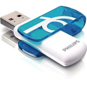 Philips Philips Vivid Blue Usb2 16gb X3