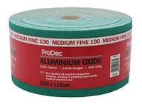 ProDec 50m Roll 100 Grit Medium-Fine Grade Groen Aluminium Oxide Schuurpapier