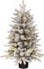 Black Box Trees Grimshaw Kunstkerstboom in Pot met LED Verlichting en Timerfunctie - H90 x Ø61 cm - Groen, Wit