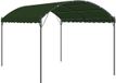 vidaXL Prieel 4 x 3 x 2,6 m Groen Polyester en Staal