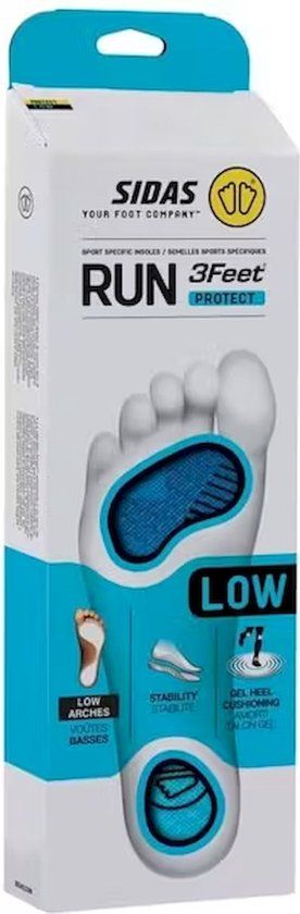 SIDAS - 3 feet run protect low - Inlegzolen - Transparant