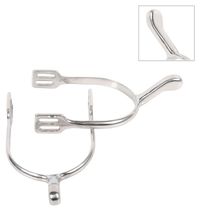 Roestvrijstalen Paardenrijsporen 40 mm met Zwanenhals