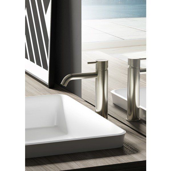 hotbath Dude fonteinkraan U001 geborsteld nikkel