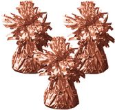 Haza poids de ballon - 3x - or rose - 170 gram - bouquet de ballons à l'hélium