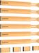 Lannvan séparateurs de tiroirs réglables, set de 6, bambou, 42,8-56,3 cm, naturel