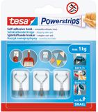 Tesa Powerstrips Metal Haken Wandmontage Wit 1kg