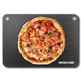 VEVOR Pizzastaal, 20 "x 14" x 3/8" pizzastaalplaat voor oven, voorgekruide koolstofstaal pizzasteen met 20x hogere geleidbaarheid, zware roestvrije pizzapan voor buitengrill, binnenoven