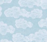 A.S. Création Wolken Behang Kinderkamer Blauw Wit Vliesbehang 10,05 m x 0,53 m